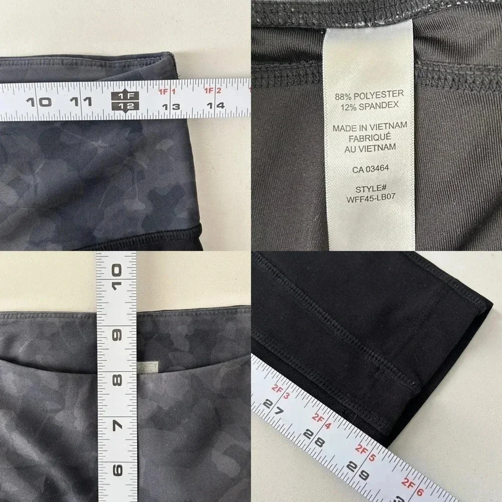 Ricki’s Workout  Leggings Gym Activewear Black Grey Size XS - Picture 11 of 16